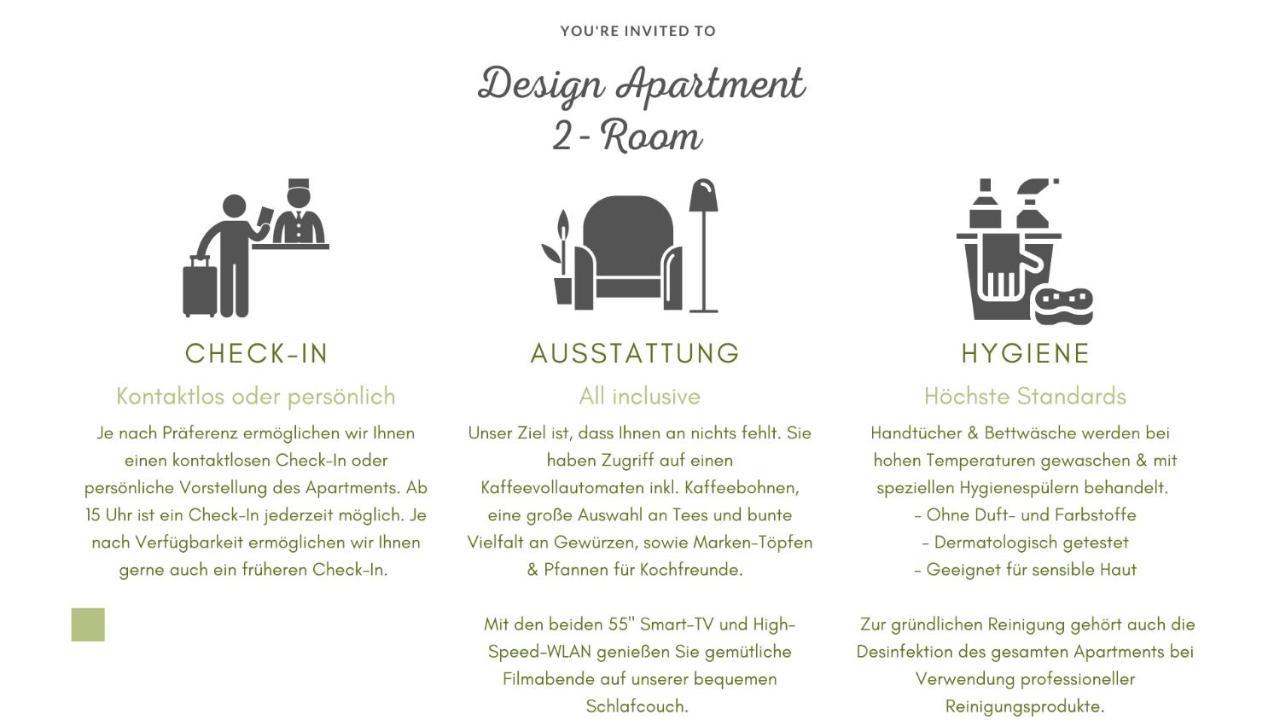 Design Apartment / 2 Room / Central / Contactless Check-In Hannover Esterno foto